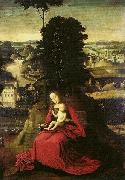 Adriaen Isenbrant Madonna and Child in a landscape Sweden oil painting artist